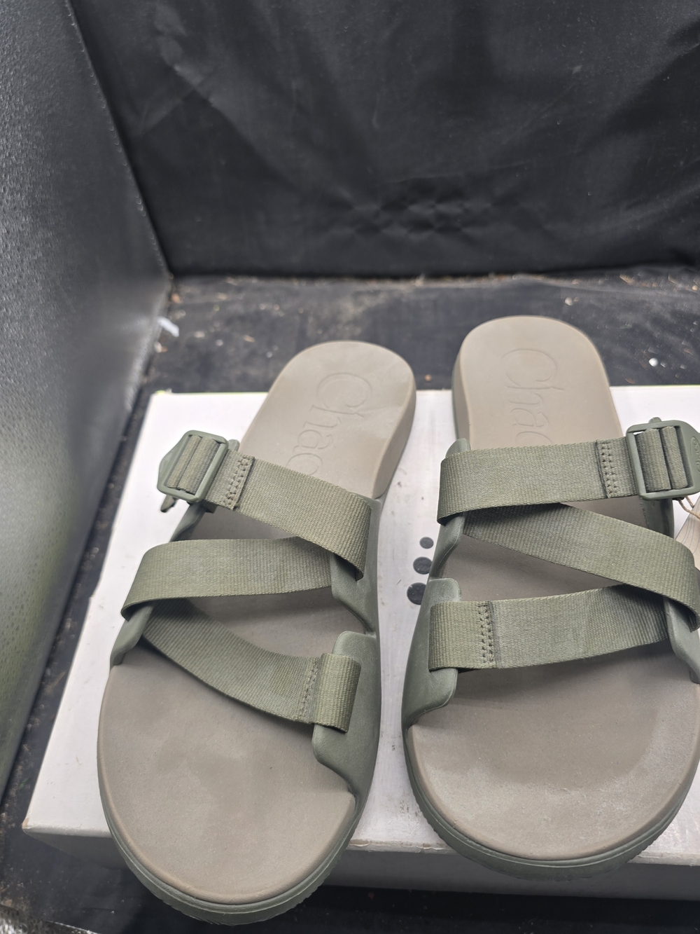 Chaco Men’s Olive Green‎ Z/Slide Strappy Sandals